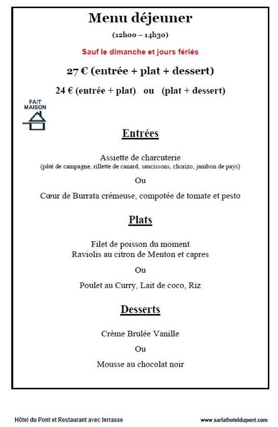 Hotel Du Pont Et Restaurant A Grolejac Экстерьер фото